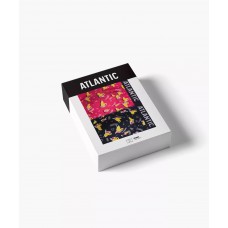Мужские трусы-шорты Atlantic, набор из 3 шт., хлопок, черные + графит, 3MH-164 L