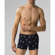 Мужские трусы-шорты Atlantic, набор из 3 шт., хлопок, черные + графит, 3MH-164 L