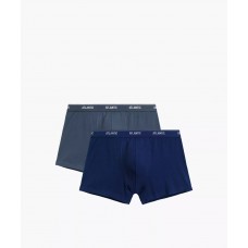 Мужские трусы-шорты Atlantic, набор из 3 шт., хлопок, черные + графит, 3MH-164 L