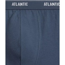 Мужские трусы-шорты Atlantic, набор из 3 шт., хлопок, черные + графит, 3MH-164 L