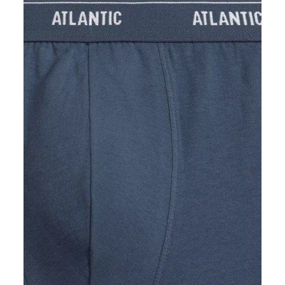 Мужские трусы-шорты Atlantic, набор из 3 шт., хлопок, черные + графит, 3MH-164 L
