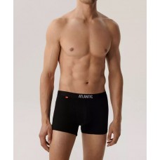 Мужские трусы-шорты Atlantic, набор из 3 шт., хлопок, черные + графит, 3MH-164 L