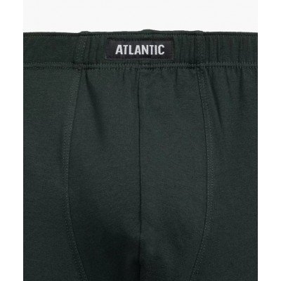 Мужские трусы шорты Atlantic, набор из 5 шт., хлопок, графит + черные + красные + голубые + бирюзовые, 5SMH-004 L