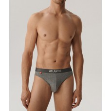 Набір трусів сліпів чоловічих бавовняних Atlantic 3MP-094 M 3 шт Чорний/Сірий/Темно-сірий