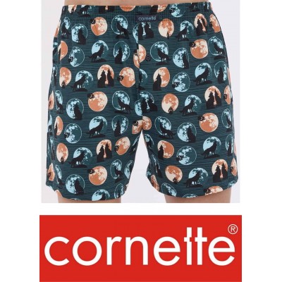 Трусы боксеры мужские семейные трикотажные хлопковые Cornette Classic 011-159 4XL волки