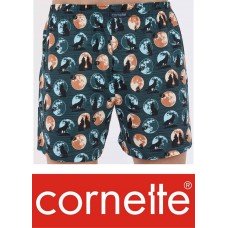 Трусы боксеры мужские семейные трикотажные хлопковые Cornette Classic 011-159 3XL волки