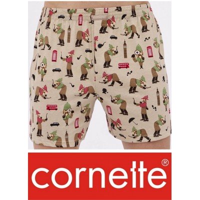 Трусы боксеры мужские семейные трикотажные хлопковые Cornette Classic 011-163 3XL