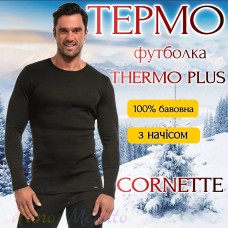 Футболка Cornette мужская с длинным рукавом 214 Thermo Plus L Черная