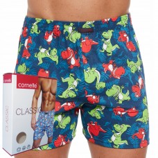 Трусы боксеры мужские семейные трикотажные хлопковые Cornette Classic 001-142 XL Драконы корнет