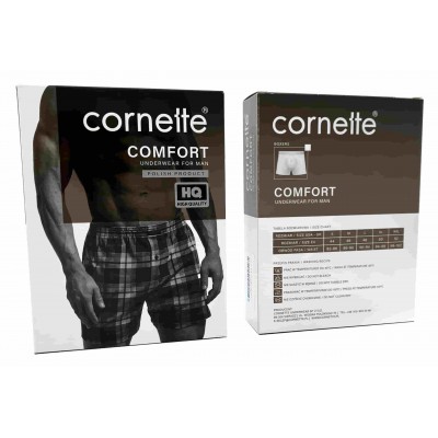 Труси шорти чоловічі бавовняні Cornette 002-335 Comfort L Сині
