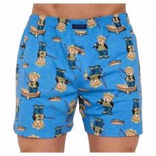Набір трусів-шортів чоловічих сімейних бавовняних Cornette Classic 2XL 3 шт Синій Playboy
