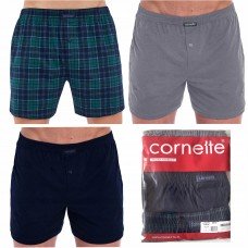 Набір трусів-шортів чоловічих сімейних бавовняних Cornette 945/10 Comfort L 3 шт