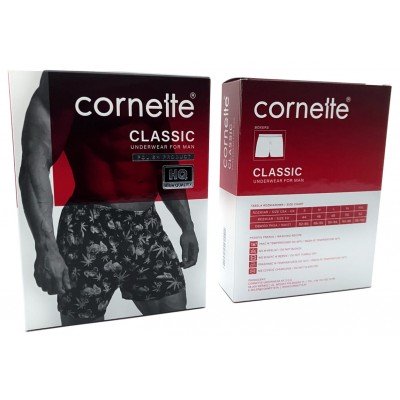 Трусы-боксеры мужские Cornette 882-02 Classic M Синие мишка боксер широкая резинка
