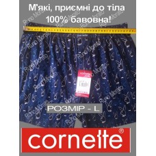 Набір трусів-шортів чоловічих сімейних бавовняних Cornette Classic 2XL 3 шт Синій Playboy