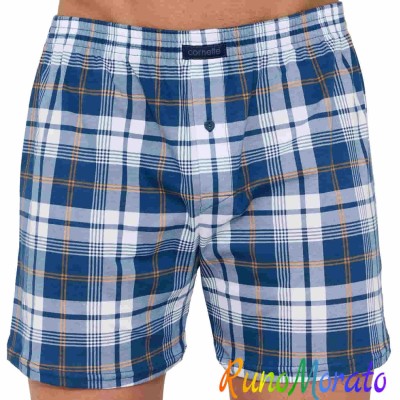 Труси шорти чоловічі бавовняні Cornette 002-336 Comfort L Сині