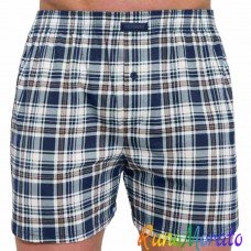 Трусы шорты мужские хлопковые Cornette 002-345 Comfort 3XL Серый с разноцветным