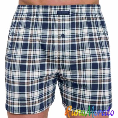 Трусы шорты мужские хлопковые Cornette 002-345 Comfort 4XL Серый с разноцветным