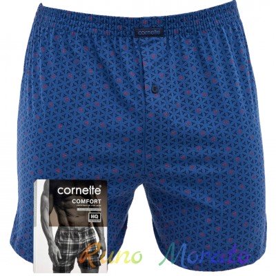 Труси шорти чоловічі бавовняні Cornette 002-327 Comfort B25 2XL Сині (5902458267774)