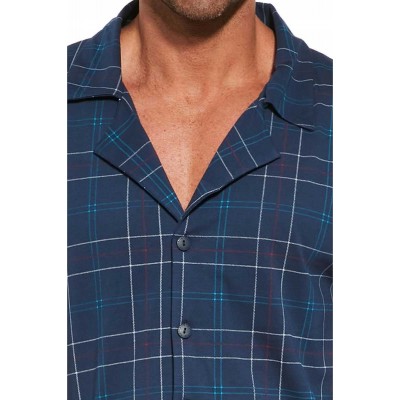 Cornette 114/65 Пижама муж. футб.длин.рук. брюки XXL синий