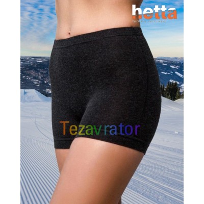 Трусы-панталоны термо шорты женские короткие 50% шерсть Hetta WB09 3XL sagnei