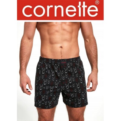 Труси боксери чоловічі сімейні трикотажні прикольні смішні бавовняні Cornette Classic 001-94 XL Playboy корнет