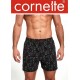 Труси боксери чоловічі сімейні трикотажні прикольні смішні бавовняні Cornette Classic 001-94 M Playboy корнет