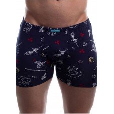 Чоловічі труси шорти боксери Tezavrator  МШ 950215 р.52 синий