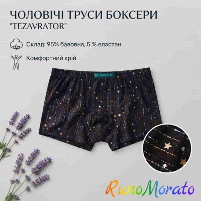 Чоловічі труси шорти боксери Tezavrator МШ 950254 56