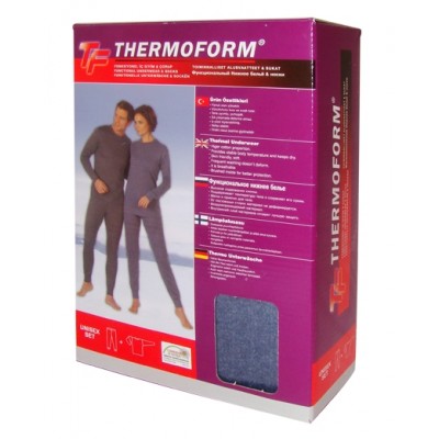 Комплект женский турецкого термобелья Thermoform 12001 2XL серый для повседневного ношения