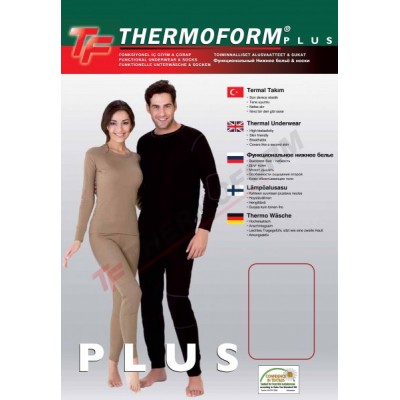 Комплект мужского термобелья Thermoform 4003 для активного занятия спортом L черный