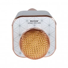 Бездротовий мікрофон караоке ws-1688 Wster Блютуз Bluetooth динаміком Rose Gold рожевий