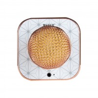Бездротовий мікрофон караоке ws-1688 Wster Блютуз Bluetooth динаміком Rose Gold рожевий