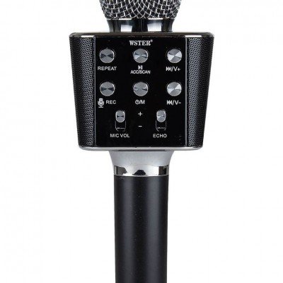 Мікрофон для караоке Wster 1688 Чорний Бездротовий 3в1 Bluetooth Колонка з 5 Вт звуком Функцією Зміни Голосу та використанням як Радіоприймач для дітей і дорослих б/у Днепре цена 1 100 грн. Мікрофон для караоке Wster 1688 Чорний Бездротовий 3в1 Bluetooth Колонка з 5 Вт звуком Функцією Зміни Голосу та використанням як Радіоприймач для дітей і дорослих б/у