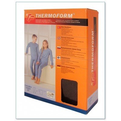 Термокомплект детский для мальчиков и девочек Thermoform 12-007 серый рост 152 см серый