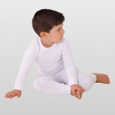 Детский термокомплект для девочек и мальчиков Thermoform 20-001/20-002 р. 110-116 см белый