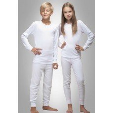 Детский термокомплект для девочек и мальчиков Thermoform 20-001/20-002 р. 110-116 см белый