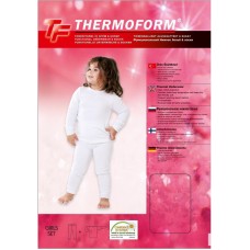 Детский термокомплект для девочек и мальчиков Thermoform 20-001/20-002 р. 122-128 см белый