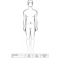 Мужские стринги Passion 005 black L/XL