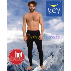 Термокальсоны мужские Key хлопковые с начесом Размер M Hot Touch термобелье MXL 22-155 черные