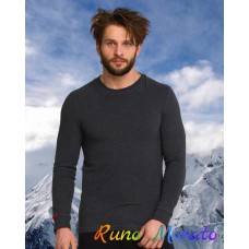 Мужская термо-футболка с длинными рукавами KEY MVD 155 HOT TOUCH р. L Poland серый-меланж