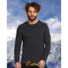 Мужская термо-футболка с длинными рукавами KEY MVD 155 HOT TOUCH р. L Poland серый-меланж