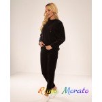 Жіночий Спортивний Домашній костюм De Lafense 601 MACARENA M чорний