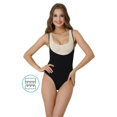 Боді-стрінг жіночі, стягуючі, коригуючі Formeasy 9100 S Черный