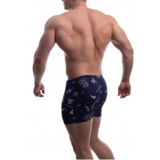Чоловічі труси шорти боксери Tezavrator  МШ 950215 р.52 синий