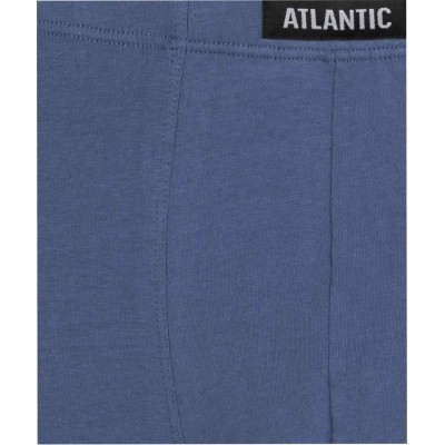 Мужские трусы шорты Atlantic, набор из 3 шт., хлопок, черные + желтые + серо-голубые, 3SMH-048 XL