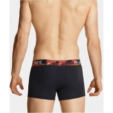 Мужские трусы-шорты Atlantic, набор из 3 шт., хлопок, черные + графит, 3MH-164 M