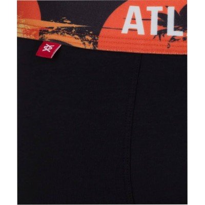 Мужские трусы-шорты Atlantic, набор из 3 шт., хлопок, черные + графит, 3MH-164 XL