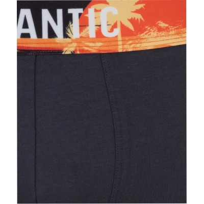 Мужские трусы-шорты Atlantic, набор из 3 шт., хлопок, черные + графит, 3MH-164 XXL