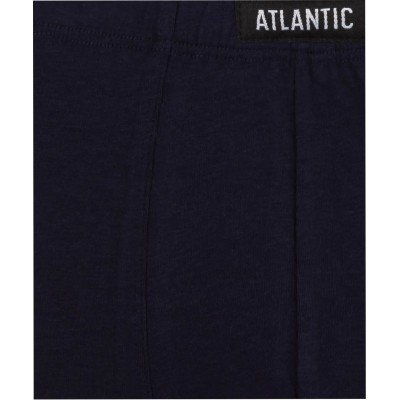 Мужские трусы шорты Atlantic, набор из 3 шт., хлопок, зеленые + темно-синие + серые, 3MH-170 XL