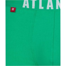 Мужские трусы шорты Atlantic, набор из 5 шт., хлопок, темно-синие + серо-голубые + зеленые + темно-голубые, 5SMH-004 M